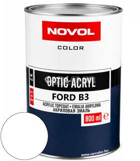 FORD B3 DIAMOND WHITE  - NOVOL OPTIC 2k Acrylic Topcoat