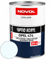 Opel 474 White - NOVOL OPTIC 2k Acrylic Topcoat