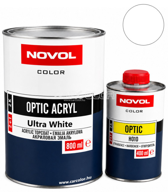 Ultra White - NOVOL OPTIC 2k Akril Fedőfesték
