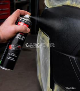 NOVOL Structure Topcoat Acrylic Spray - Black (500ml)