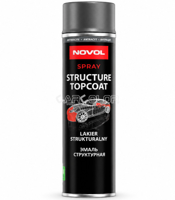 NOVOL Structure Topcoat Acrylic Spray - Anthracite