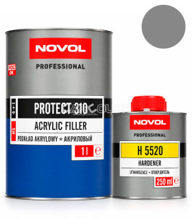NOVOL PROTECT 310 Acrylic Filler Primer 4+1 HS P3 Grey with hardener