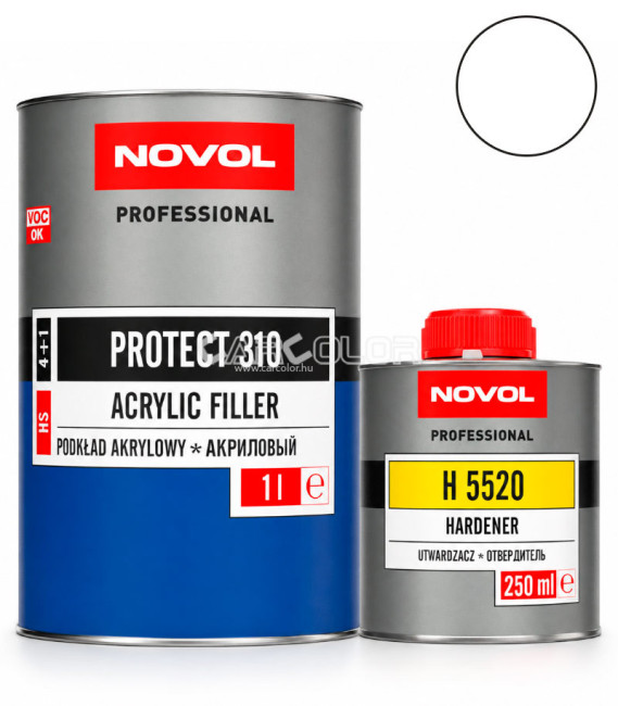 NOVOL PROTECT 310 HS Akril Töltőalapozó P1 - Fehér (4+1)