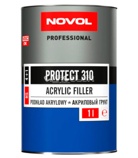 NOVOL PROTECT 310 Acrylic Filler Primer 4+1 HS P5 Black