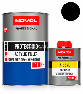 NOVOL PROTECT 310 Acrylic Filler Primer 4+1 HS P5 Black