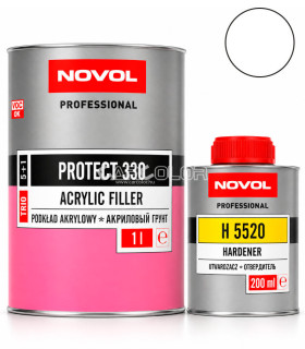 NOVOL PROTECT 330 TRIO Acrylic Filler Primer 5+1 P1 White