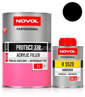 NOVOL PROTECT 330 TRIO Acrylic Filler Primer 5+1 P5 Black