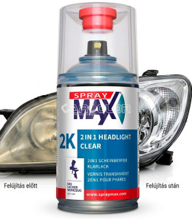 SprayMax 2K Fényszóró lakk autó lámpák felújítására