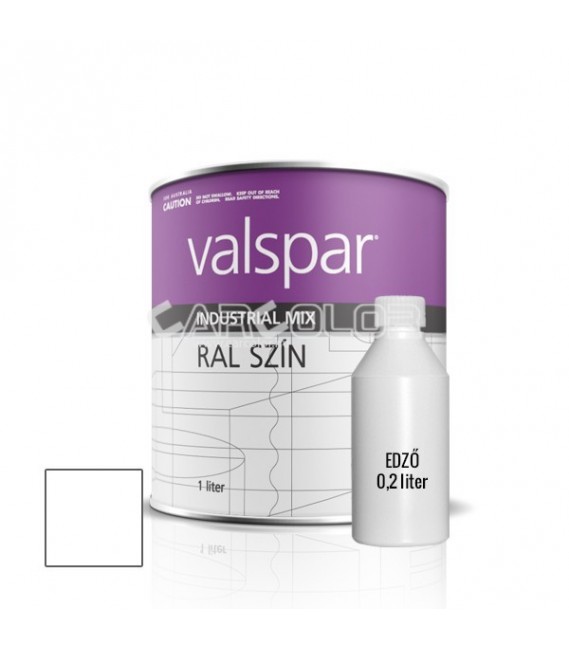 2K Magasfényű Rozsdagátló Ipari Festék - RAL 9003 - SIGNALWEISS (1,4l)