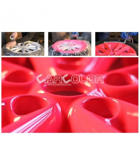 Folyékony Gumi Spray - Piros - Selyemfényű