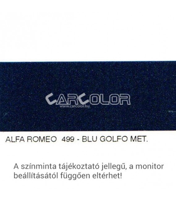 Alfa Romeo Metallic Base Color: 499A