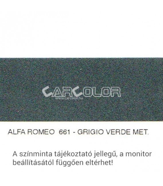 Alfa Romeo Metallic Base Color: 661