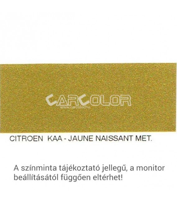 Citroen Metallic Base Color: KAA