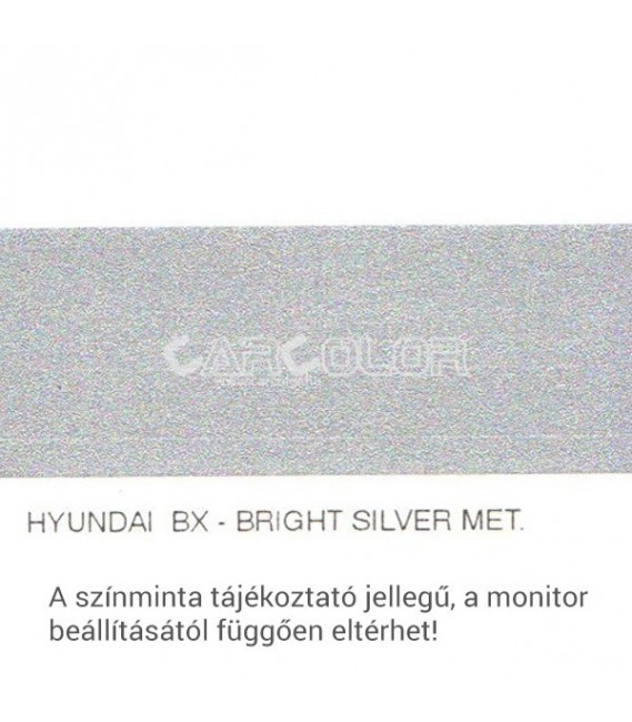 Hyundai Metál Bázis Autófesték Színkód: BX