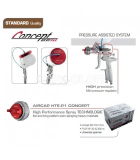 IWATA Concept AZ3 HTE P.A.S. Spray Gun with flow pressure 1.3 (W0SPG88AG13C) 