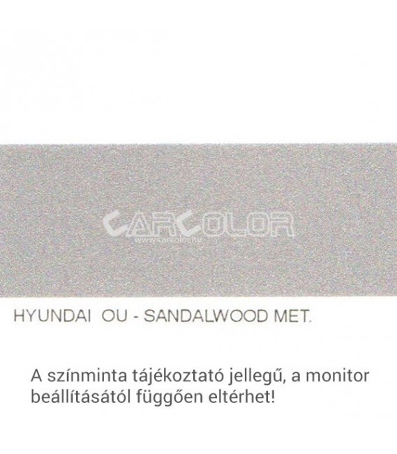 Hyundai Metallic Base Color: OU