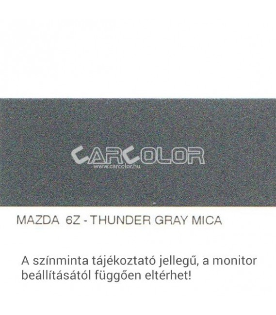 Mazda Metallic Base Color: 6Z