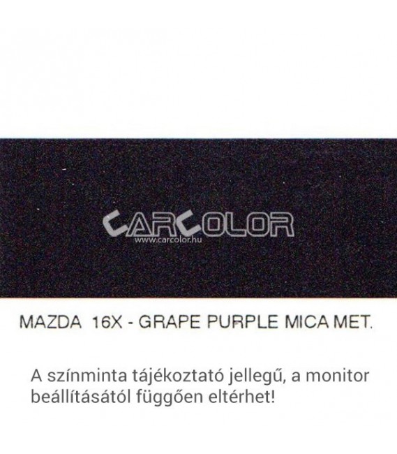 Mazda Metál Bázis Autófesték Színkód: 16X