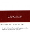 Mercedes Metallic Base Color: 567