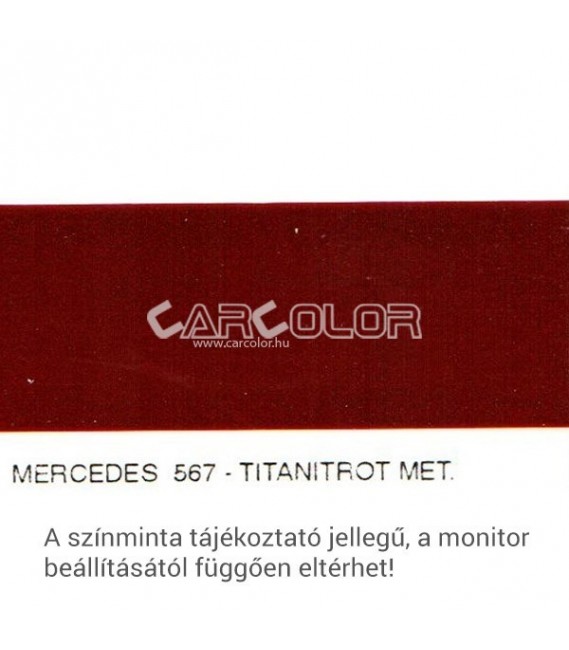 Mercedes Metál Bázis Autófesték Színkód: 567