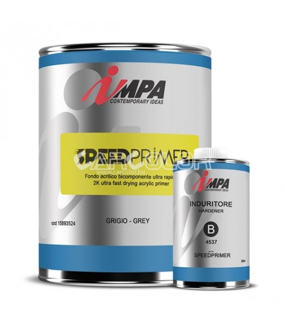 Impa 2K Ultra Fast Acrylic Primer Filler Set - Grey (1,2l)