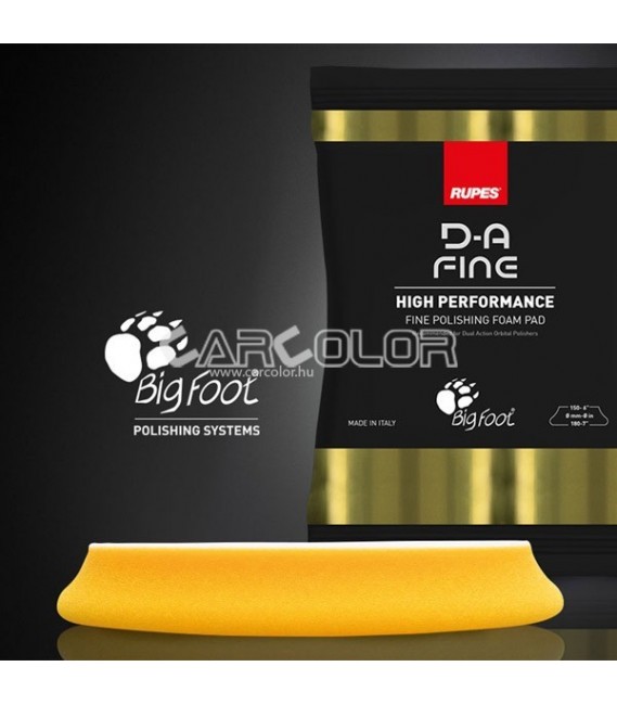 Rupes Polishing Pad Fine - Yellow (100mm)