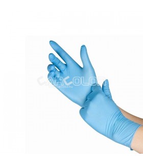 Corcos Black Latex Gloves Size:XL (100pcs)