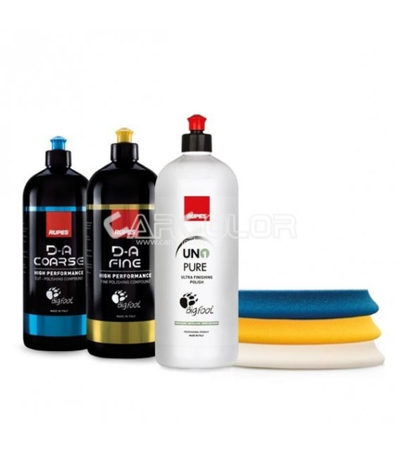 RUPES™ Excenteres Polírszett - Polírpaszta + Polírszivacs Csomag - Nagy