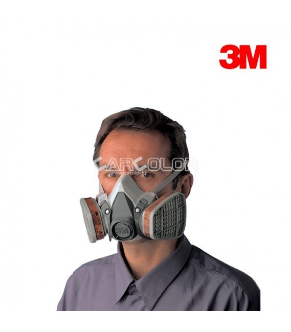 3M™ 6200 Ikerszűrős Félálarc, Fényezőmaszk (M)