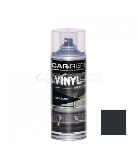 Car-Rep Fekete Vinyl Műszerfal, Bőr, Textil felújító Spray Festék RAL9004 (400ml)