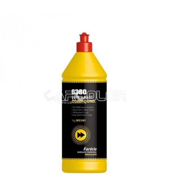 FARECLA G360 SFC101 Liquid Cutting Compound, Yellow, 1kg