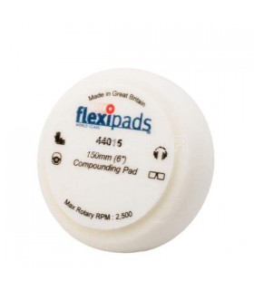FlexiPads® 6” Piros 'Tojástartó' Polírszivacs (150mm)