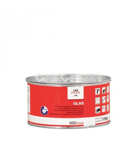 Carsystem Multi GLAS Green Üvegszálas kitt  (1,65 kg)