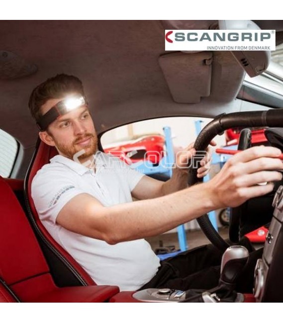 Scangrip I-MATCH 2 Por és Vízálló fejlámpa (160lm)