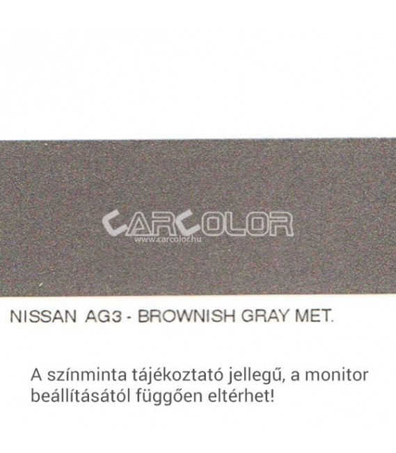Nissan Metál Bázis Autófesték Színkód: AG3
