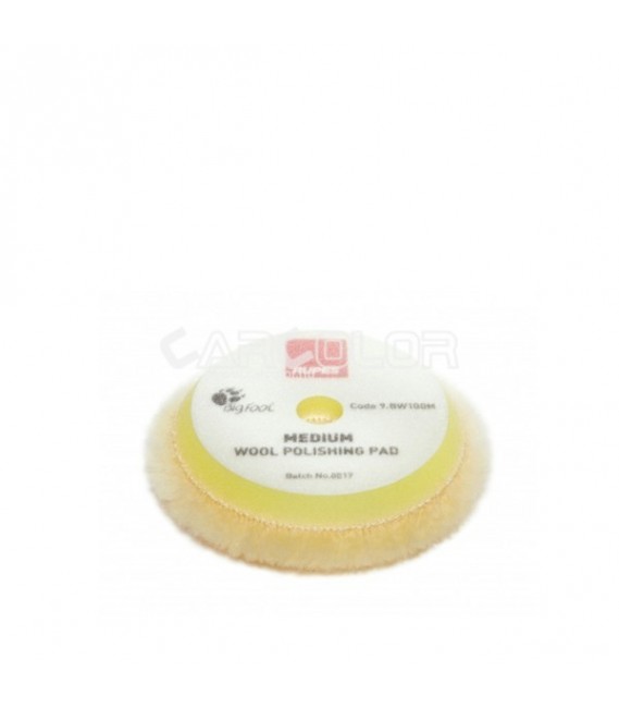 BLUE WOOL POLISHING PAD COARSE Ø 80/90MM