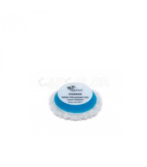 BLUE WOOL POLISHING PAD COARSE Ø 80/90MM