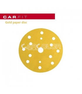 4CR Arany Tépőzáras körpapír 150 mm - (P80)