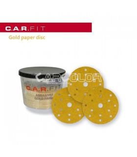 C.A.R. Fit Arany Tépőzáras körpapír 150 mm - (P220)