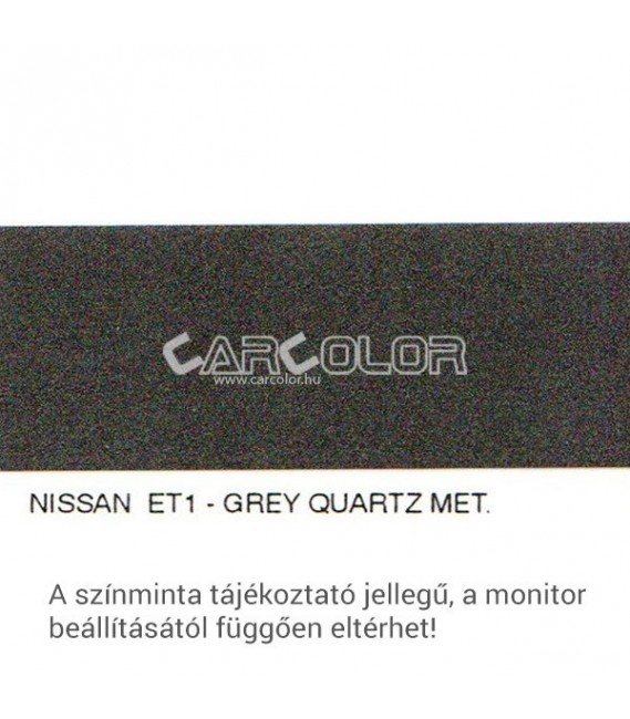 Nissan Metallic Base Color: ET1