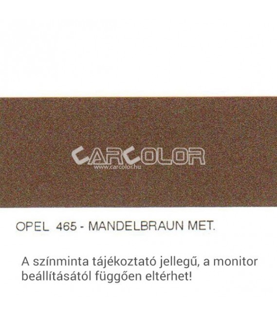 Opel Metallic Base Color: 465