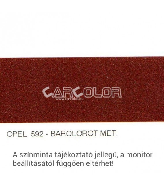 Opel Metallic Base Color: 592