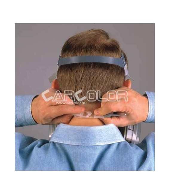 3M™ 7502 Szilikon Ikerszűrős Félálarc (L)