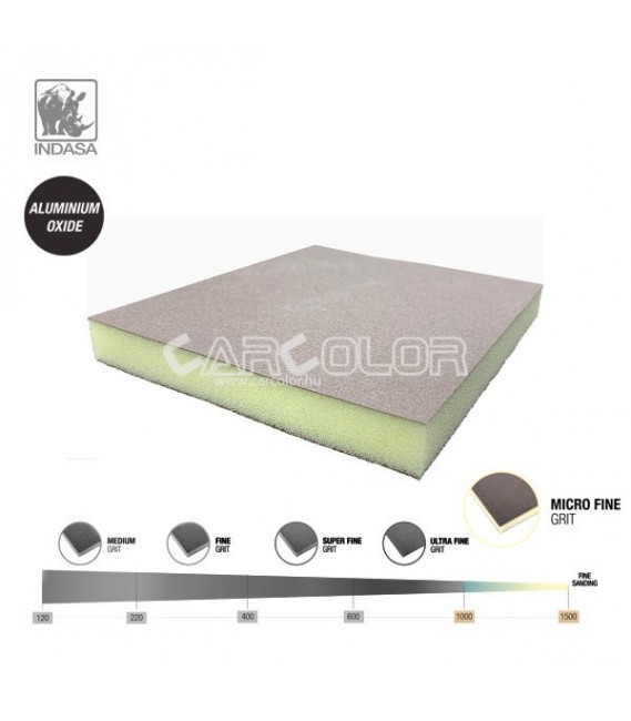 INDASA™ Rhyno Double Sided Sponge Pad UltraFine (P600-P1000)