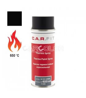 C.A.R. Fit  Hőálló  Festék Spray - Fekete (650°С )