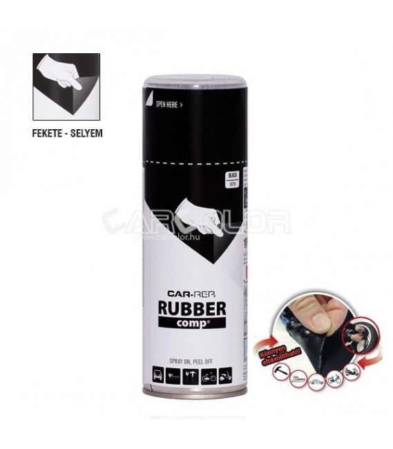 Folyékony Gumi Spray - Selyem Fekete (400ml)