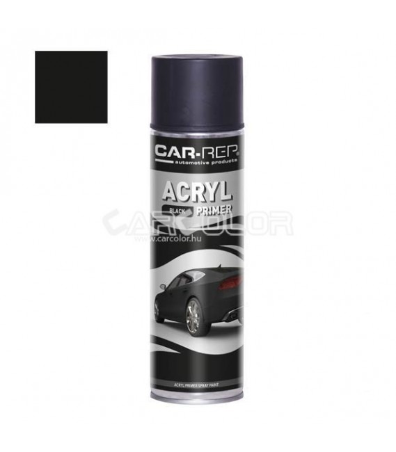 Car-Rep Acryl  Alapozó Spray - Fekete - Matt (500ml)