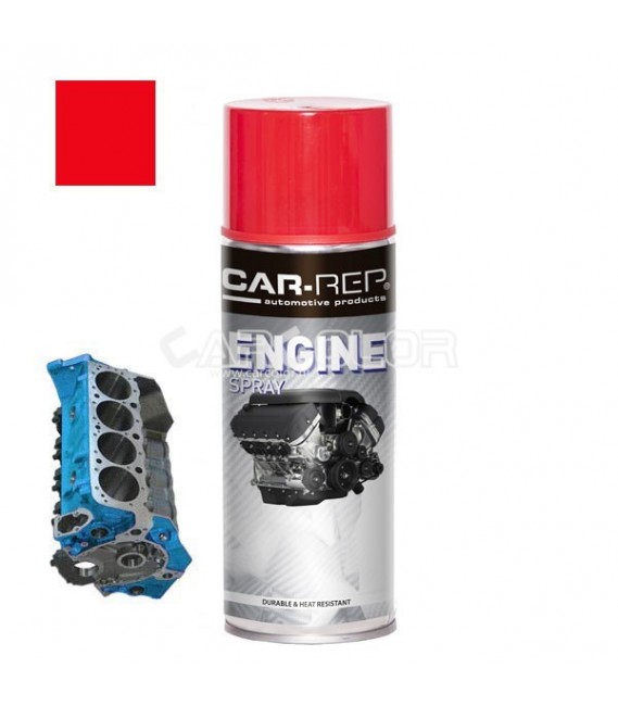 Motorblokk Festék Spray - Piros - 110 °C -  Car-Rep - (400ml)