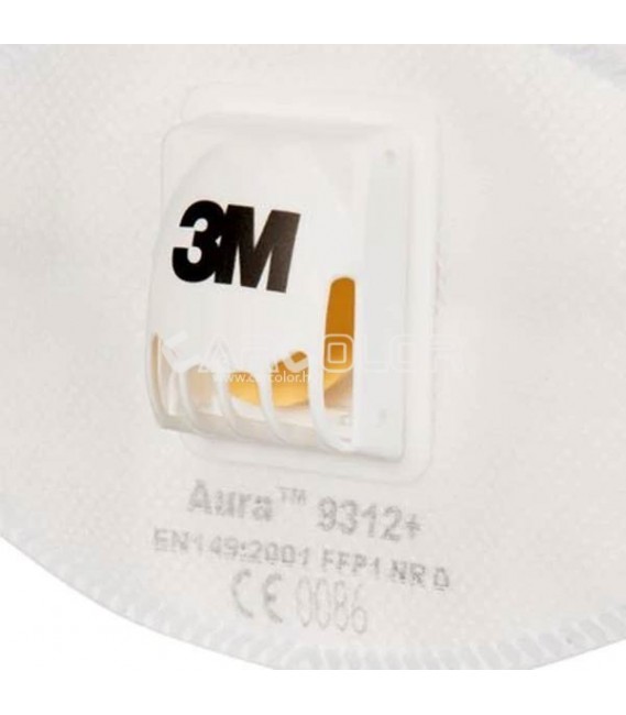 3M™ 9312 Aura™ Particulate Respirator, FFP1, Valved