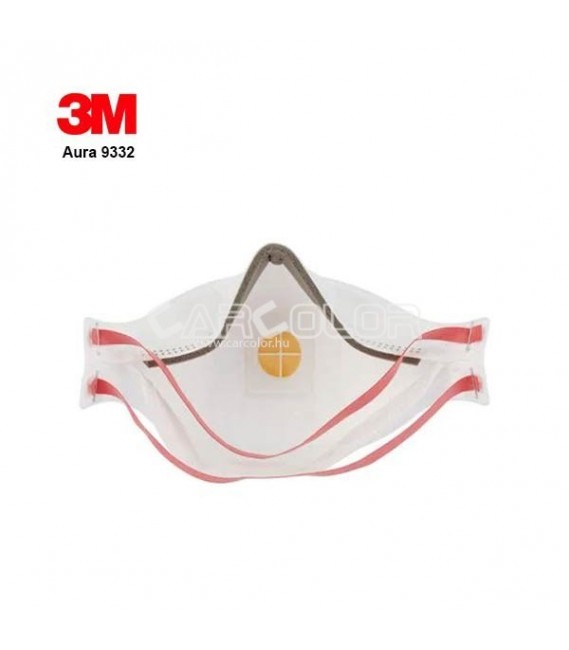 3M 09332 Pormaszk - Szelepes, Paneles részecskeszűrő (FFP3)